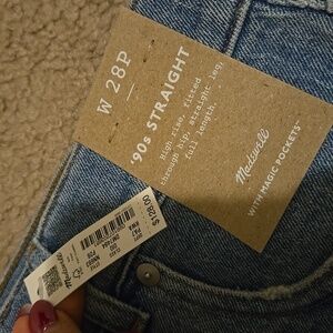 Madewell 90s Straight 28P